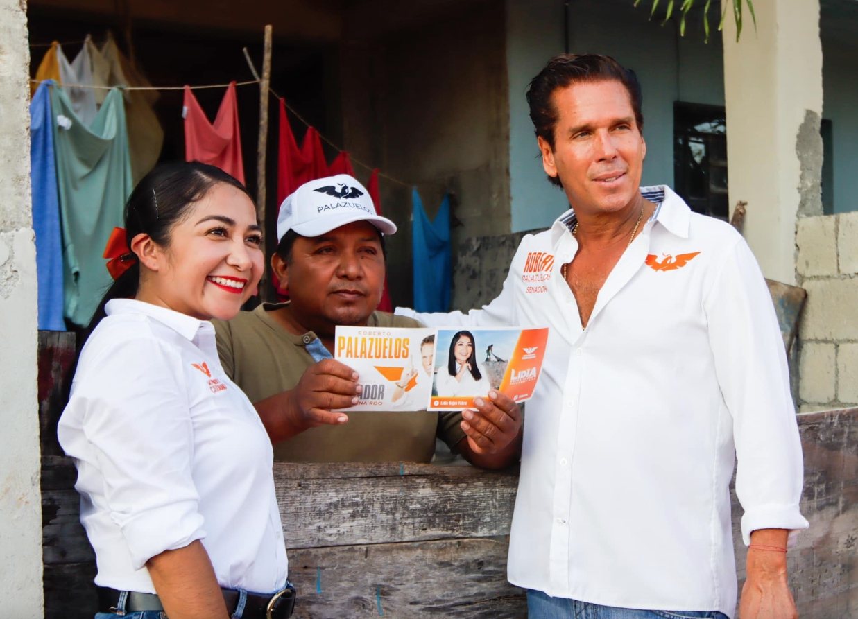Los candidatos al Senado por Quintana Roo prometen a los pobladores arreglar temas que no son de su competencia