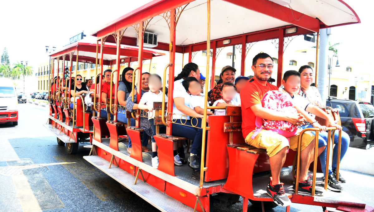 Día del Niño en Campeche: Infantes pueden viajar gratis en el tranvía