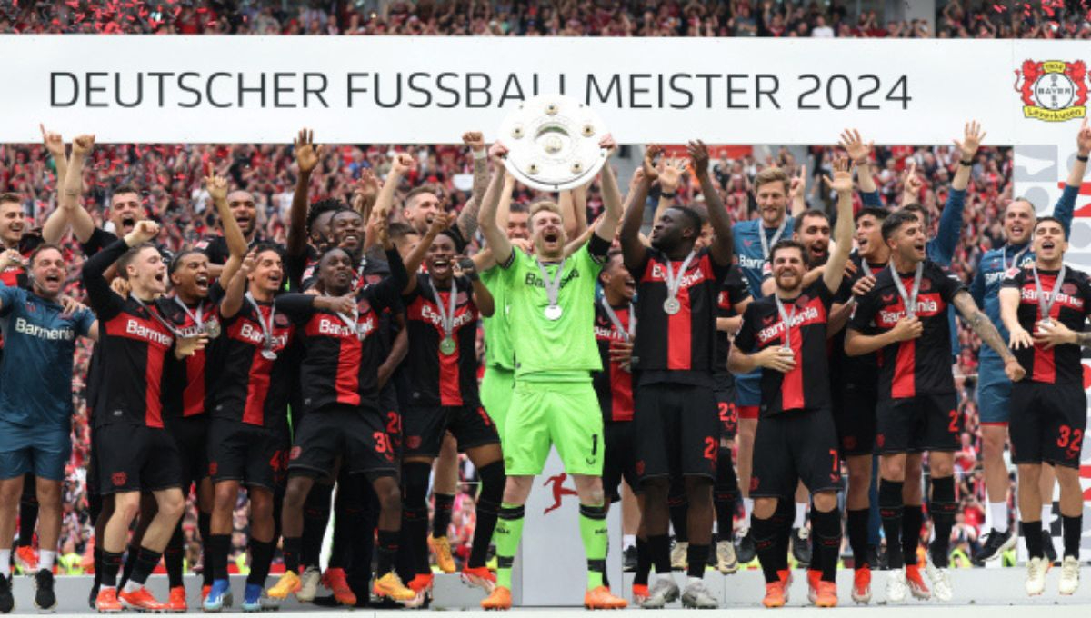 El Bayer Leverkusen se coronó por primera vez, campeón de la Bundesliga