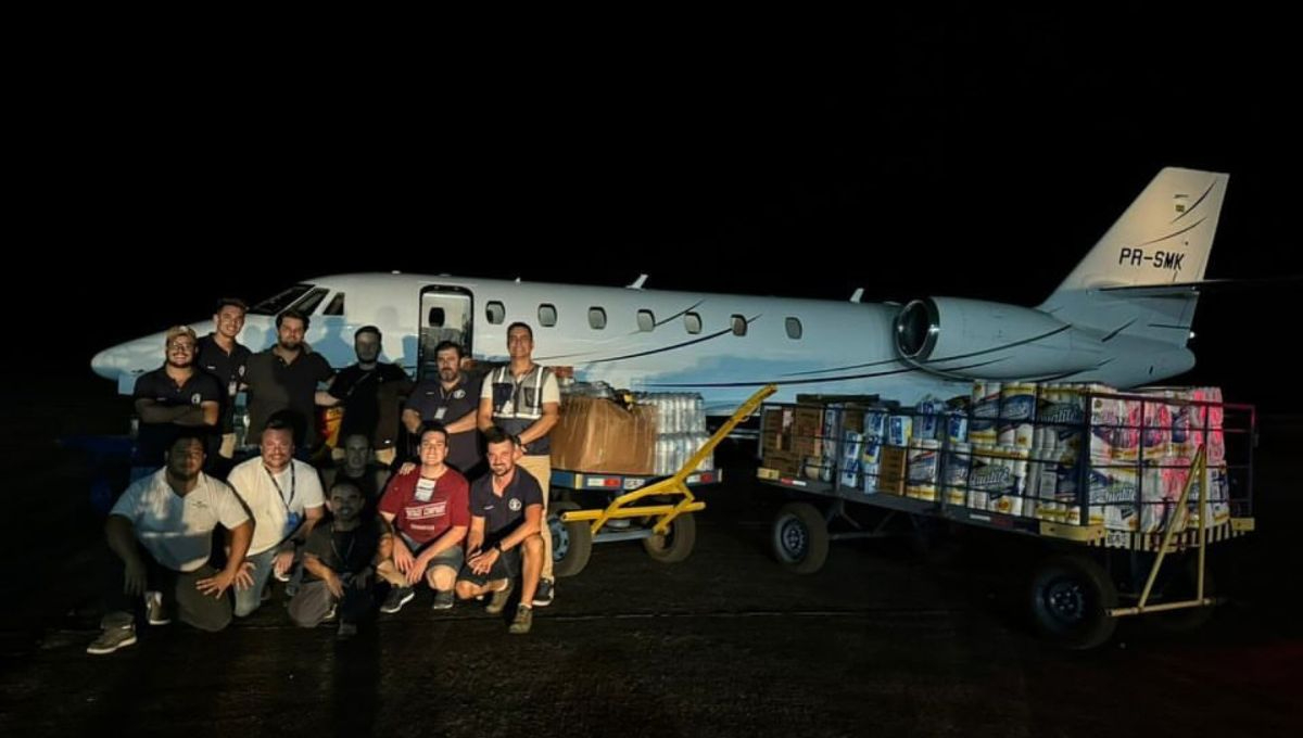 Neymar Jr., envió ayuda humanitaria a través de sus aviones privados para los afectados por las inundaciones en Brasil.