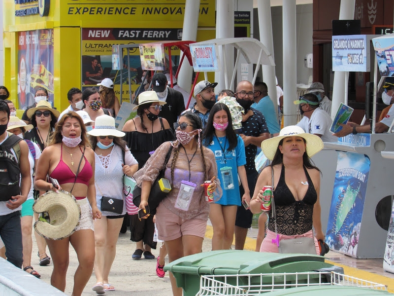 Movilidad turística en Cozumel disminuyó 10% en nueve meses