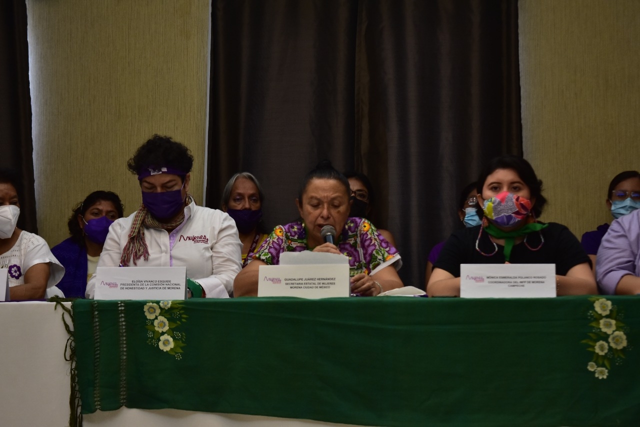 Mujeres de Morena en varios estados se reúnen en Campeche para hablar de temas de género