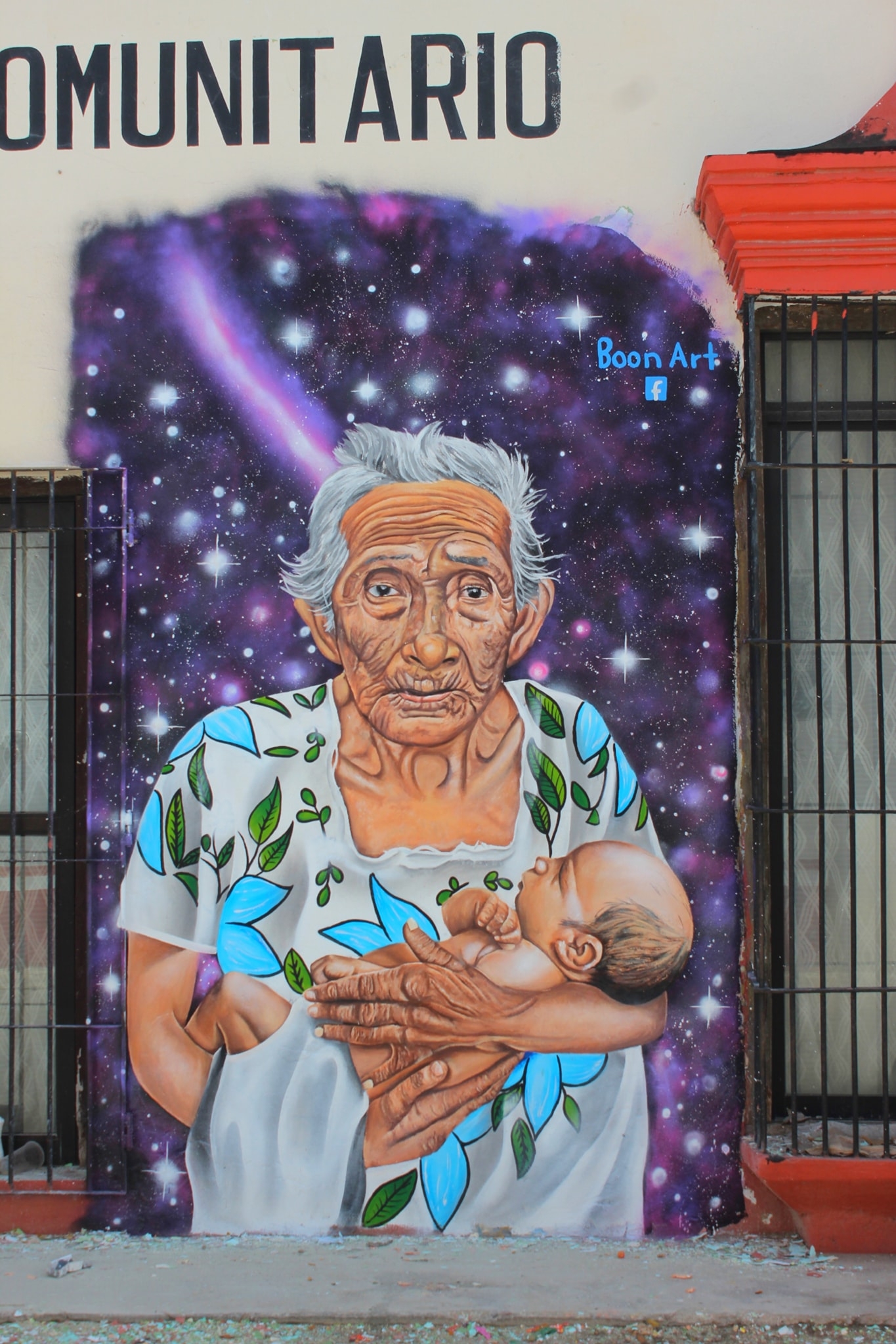 Mural dedicado a Doña Panchita