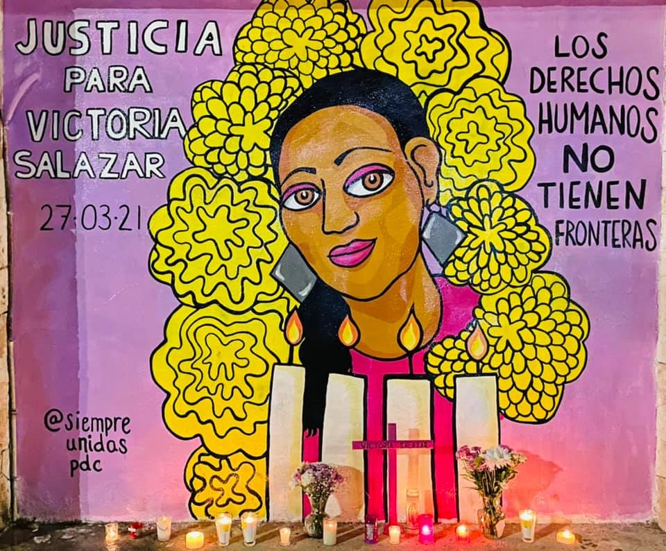 Colectivo honra a víctimas de feminicidio con arte en Quintana Roo