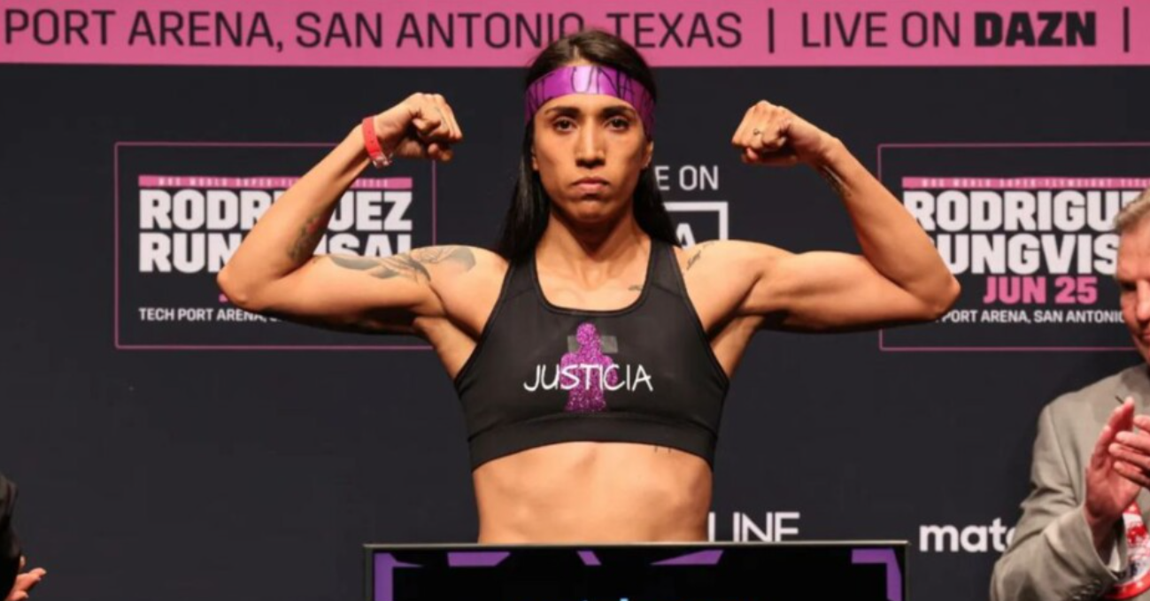 La boxeadora mexicana Alma Ibarra se midió ante la norteamericana Jessica McCaskill buscando ser campeona indiscutida, sin embargo no resistió el castigo