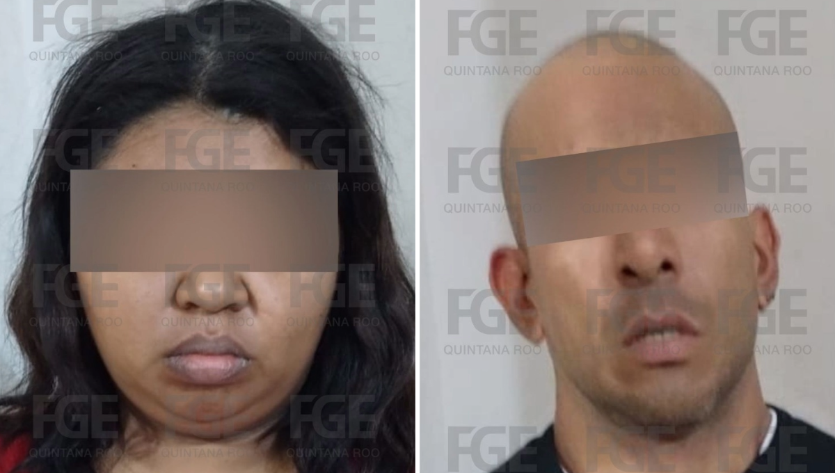 Detienen a pareja en Cancún por presuntos homicidios