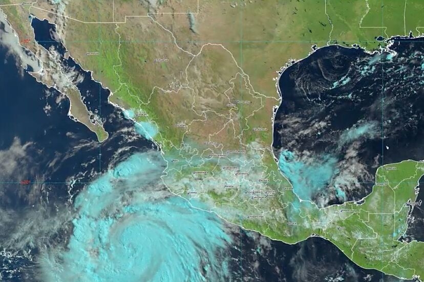 Estos son los estados de México afectados por el Huracán Hilary categoría 4