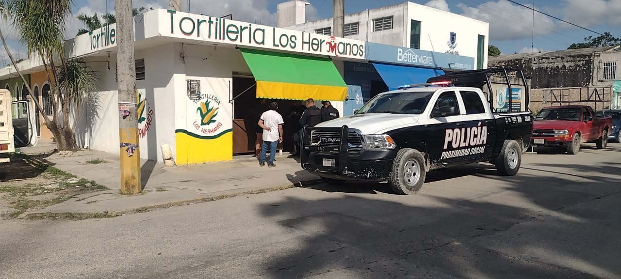 Asaltan a mano armada una tortillería en pleno día en Felipe Carrillo Puerto