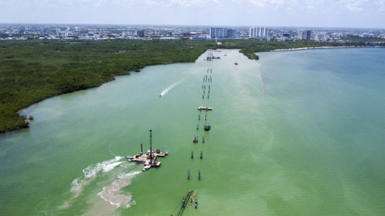 Cancún: Esta es la tecnología de punta que se usa para construir el puente Nichupté