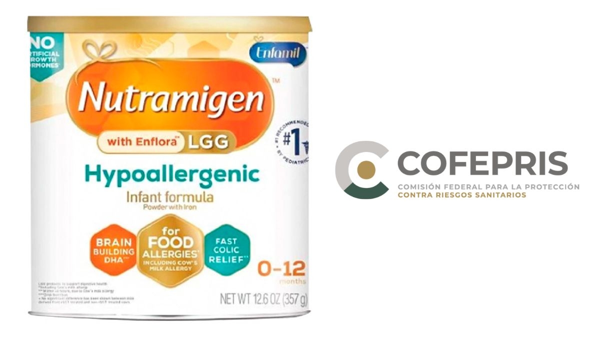 Cofepris retira Nutramigen, fórmula para recién nacidos y bebés, por contaminación bacteriana