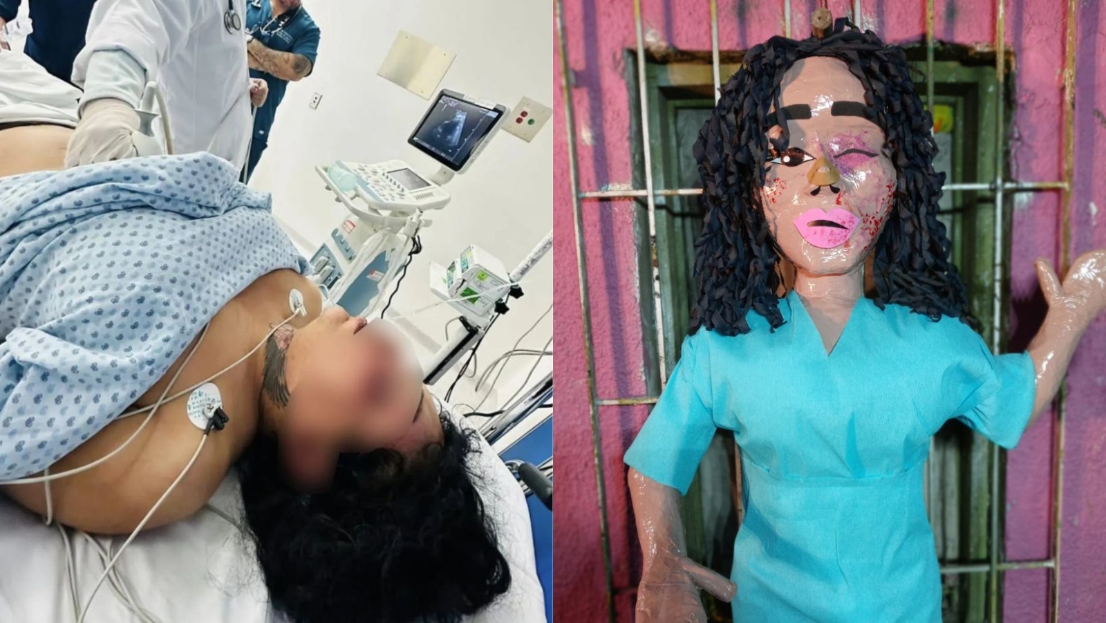 Crean piñata de Paolita Suárez con golpes de su ex: "Es para apoyarla"