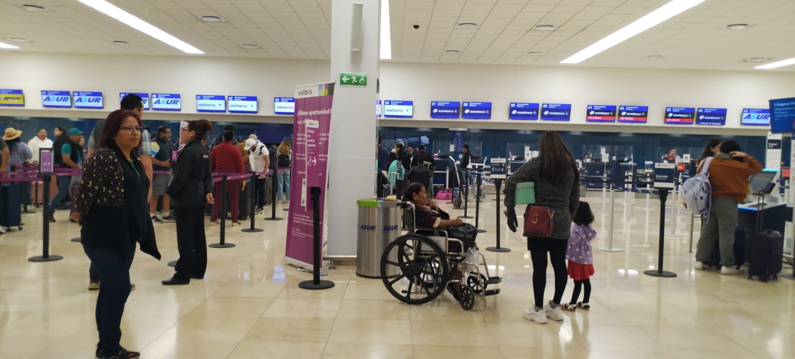 Aeropuerto de Mérida: VivaAerobus retrasa vuelo a la CDMX por más de media hora