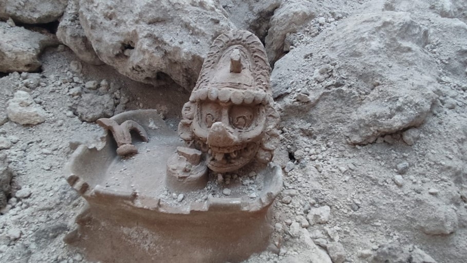 Calakmul, ubicado en el Tramo 7, ha sido el espacio donde más piezas arqueológicas fueron encontradas