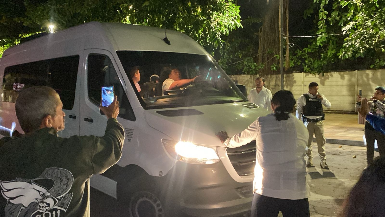 Así fue el choque de la camioneta donde viajaba Wendy Guevara en Campeche: VIDEO