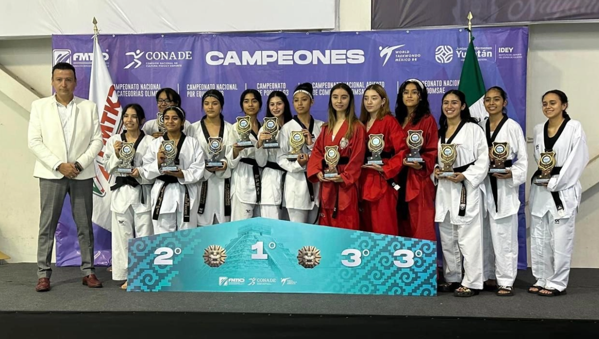 Atletas de Quintana Roo conquistan el Campeonato Nacional de Taekwondo