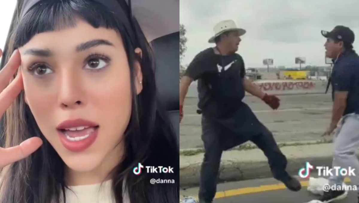 Danna Paola se viraliza por presenciar una pelea entre dos hombres en Tijuana: VIDEO