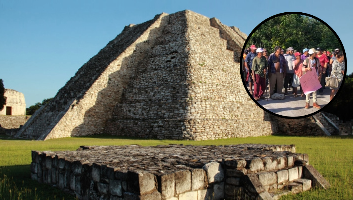 Mayapán se ubica a 45 de la carretera Mérida-Acanceh, en la misma dirección que la llamada Ruta de los Conventos