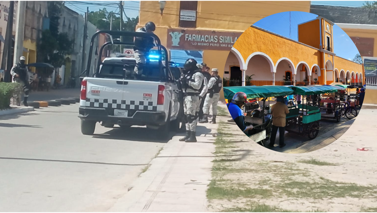 Guardia Nacional interviene para poner orden en el conflicto de los mototaxistas de Espita