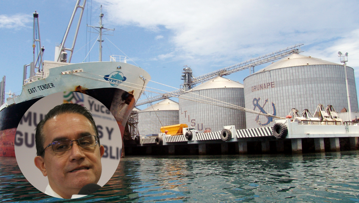 Fallas en el puerto de Progreso dejan varados hasta 60 contenedores por día