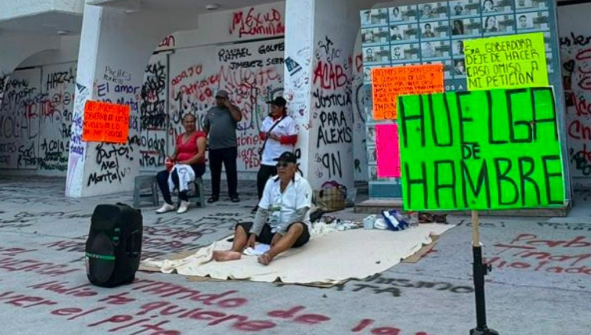 Taxista de Cancún inicio una huelga de hambre; exige una indemnización laboral