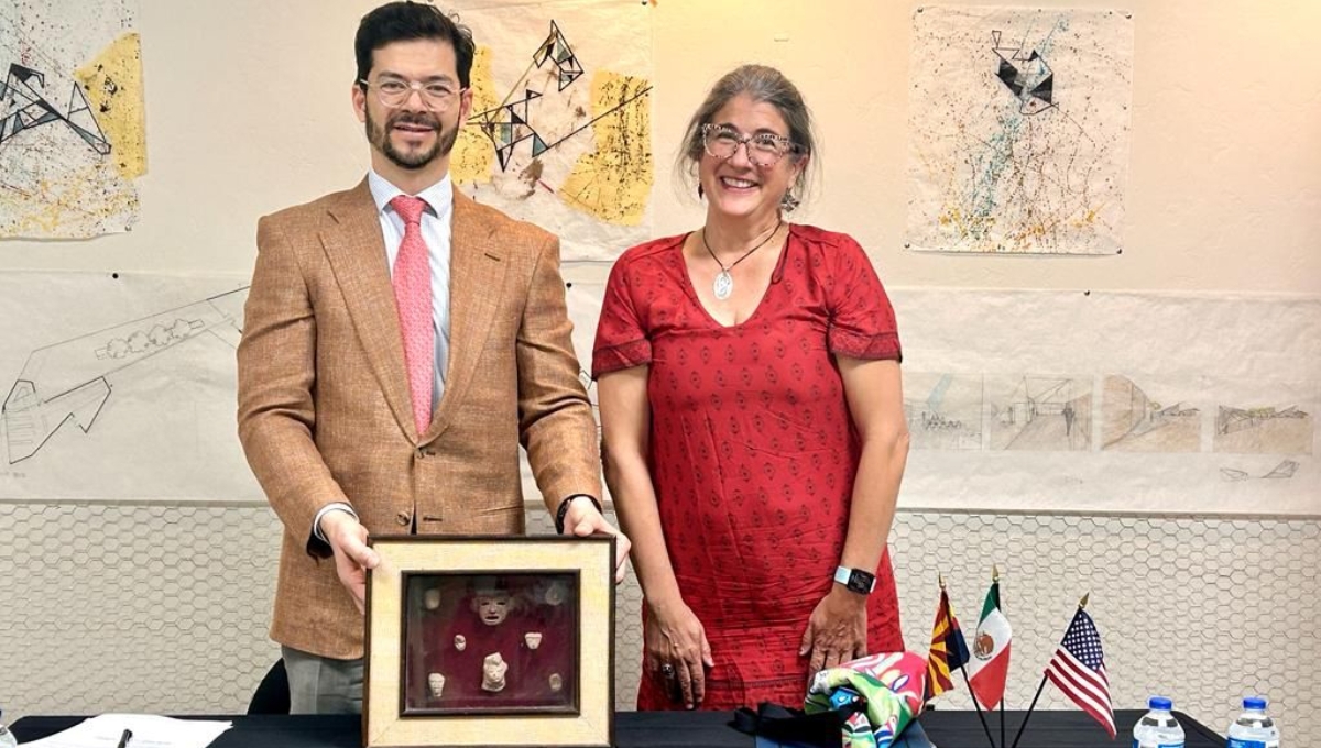 Estadounidense devuelve a México 13 piezas arqueológicas