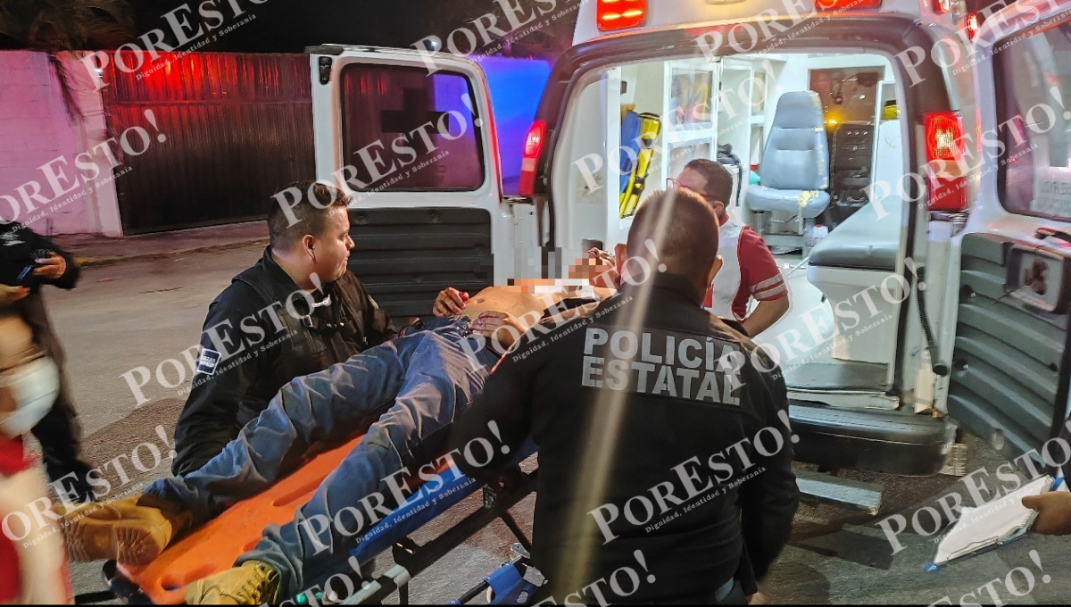 Policía Estatal de Investigación se trasladó al Hospital San Carlos para las investigaciones y después al lugar de los hechos