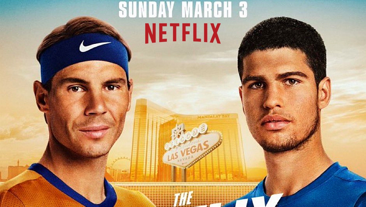 Netflix Slam: Hora, fecha y canales para ver a Rafa Nadal vs Carlos Alcaraz en Las Vegas