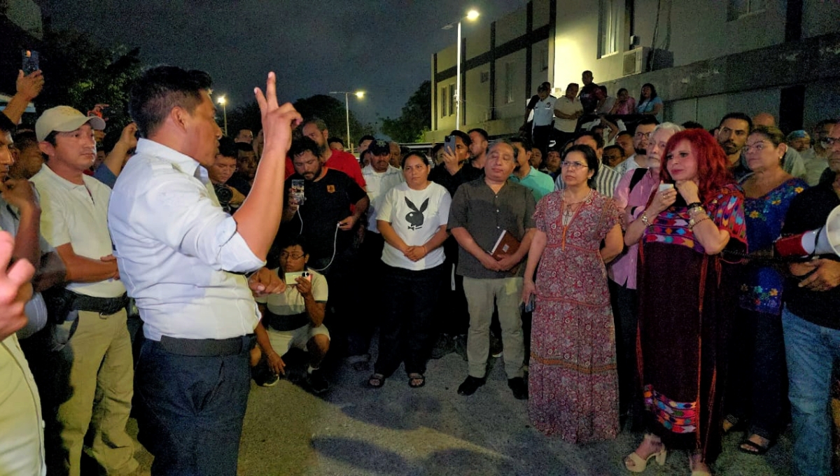 Paro de policías en Campeche cumple 30 días; esperan la destitución de Marcela Muñoz