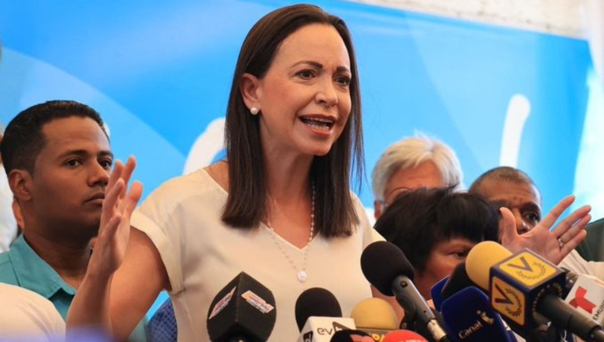 "Aquí nadie nos saca de la ruta electoral", declaró María Corina Machado, marcando una postura desafiante frente a los intentos del chavismo de marginar a la oposición