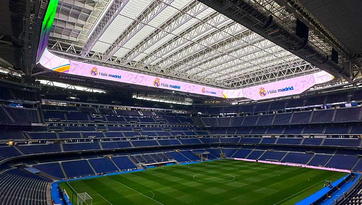 Santiago Bernabéu: Así luce el nuevo videomarcador 360° en estadio del Real Madrid