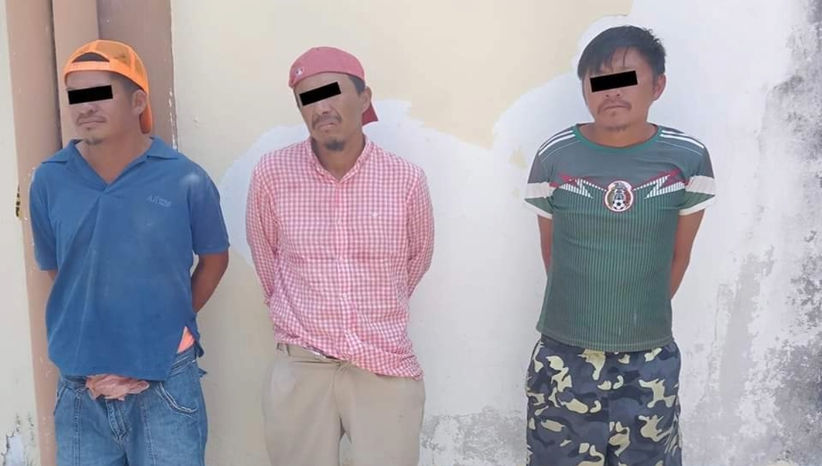 Detienen a tres hombres acusados por robo con violencia en Ciudad del Carmen