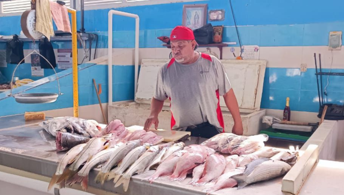 Por Semana Mayor, comerciantes de mariscos y pescados en Ciudad del Carmen prevén buena venta