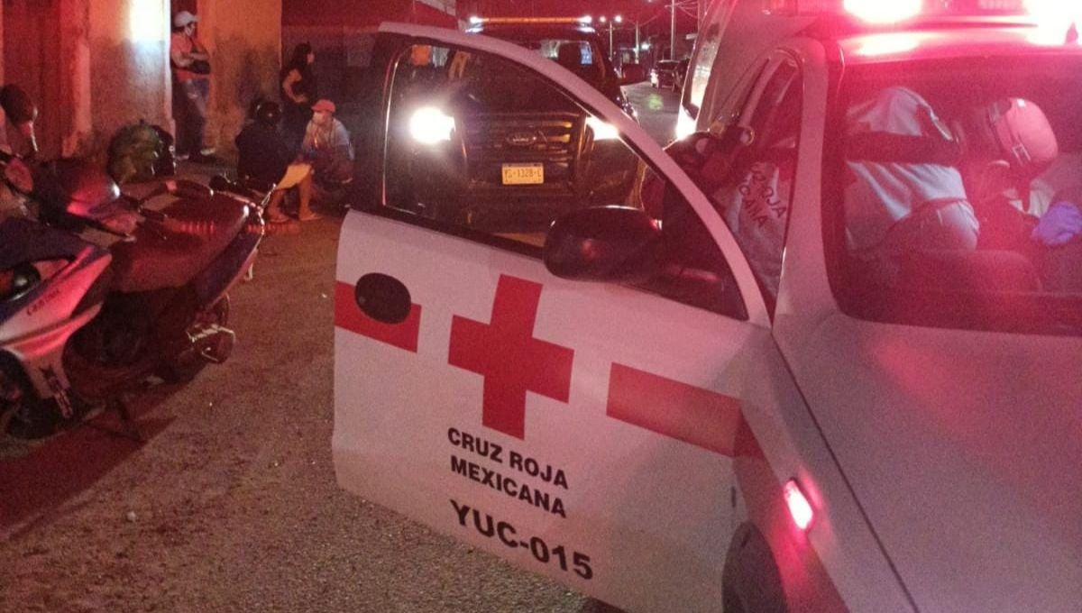 Elementos de la Cruz Roja acudieron al rescate en Progreso