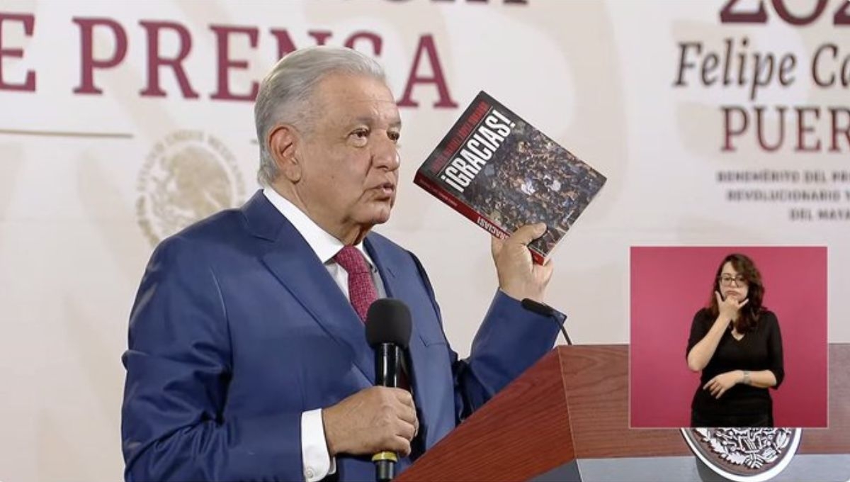 Presidente de la República denuncia intentos de censura contra su libro “¡Gracias!” por parte de Magistrado electoral