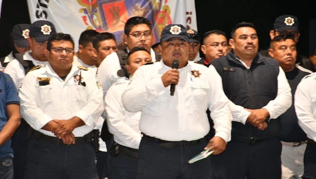 Secretaría de Seguridad de Campeche da de baja a siete policías que se mantenían en huelga