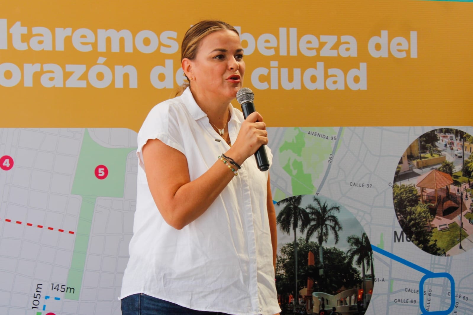 Cecilia Patrón anuncia programa Circuito Barrio para Mérida