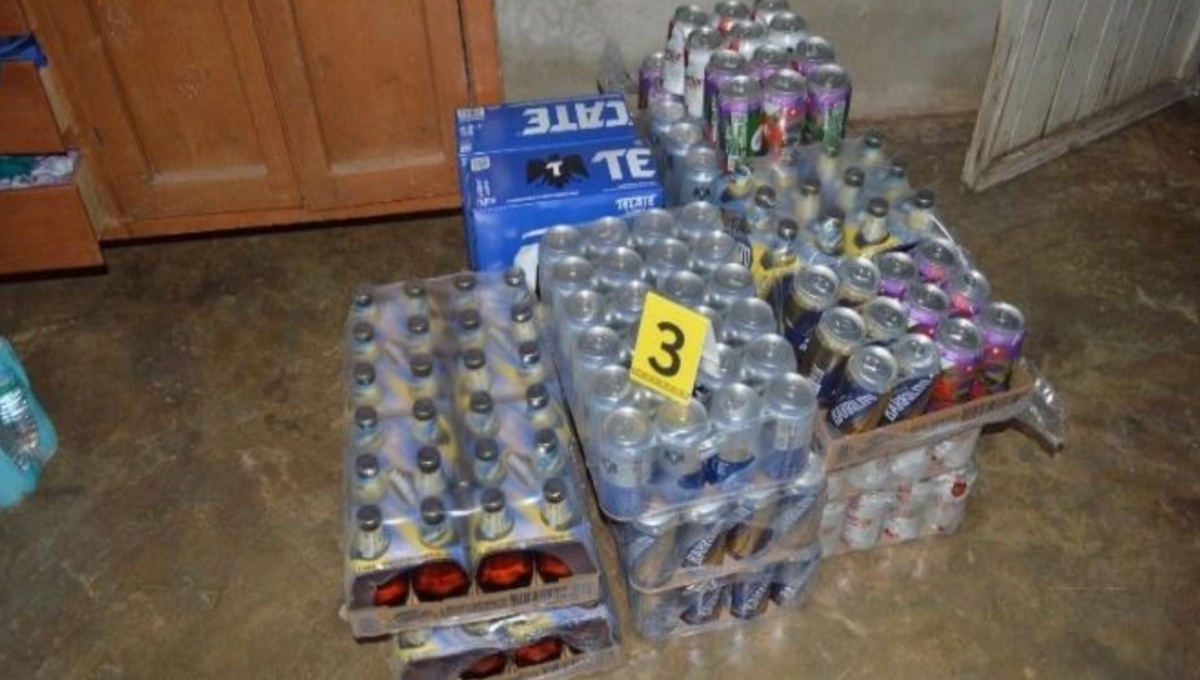 Fiscalía de Campeche realiza cateos por venta ilegal de bebidas alcohólicas en Hecelchakán