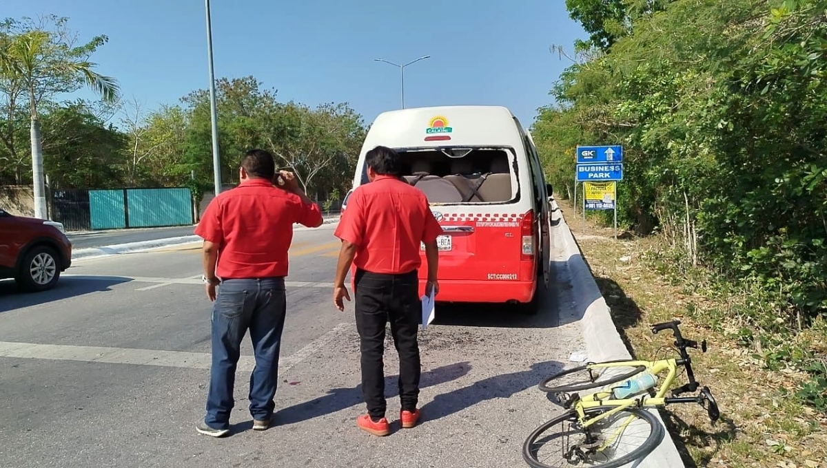 Ciclista resulta herido tras accidentarse en Campeche
