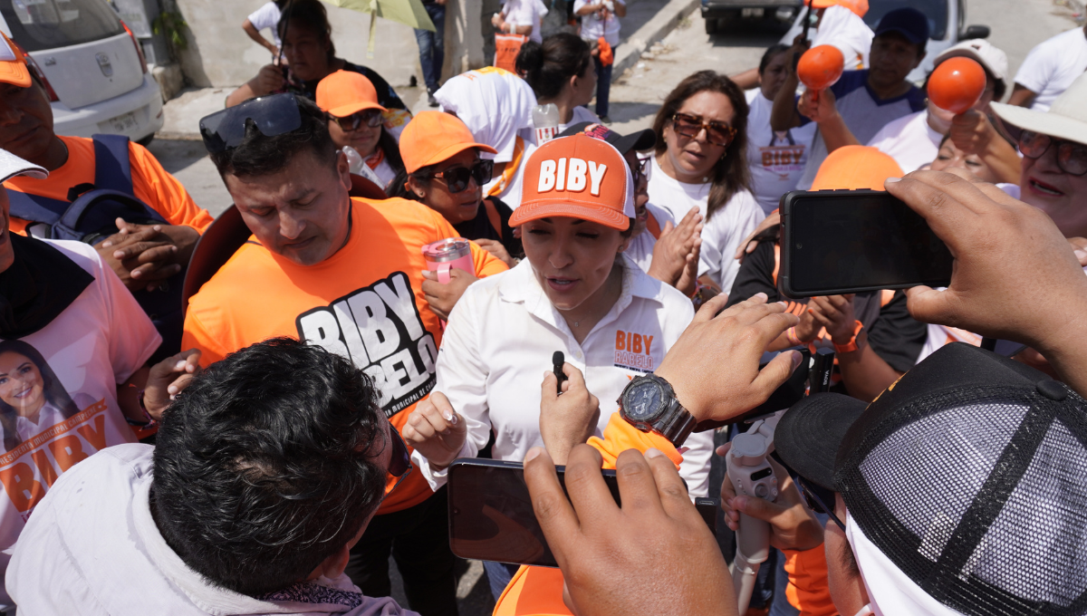 Biby Rabelo, candidata a la Alcaldía de Campeche, le 'huye' al debate; dice que no es necesario