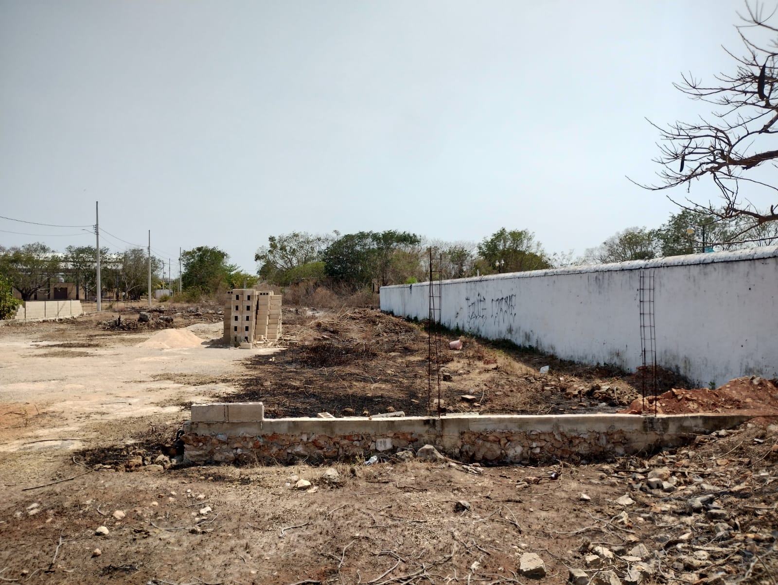 Alcalde de Halachó deja 'a medias' la ampliación del cementerio municipal