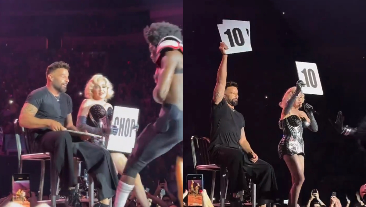 Madonna y Ricky Martin llenan de erotismo el 'The Celebration Tour' en Miami: VIDEO