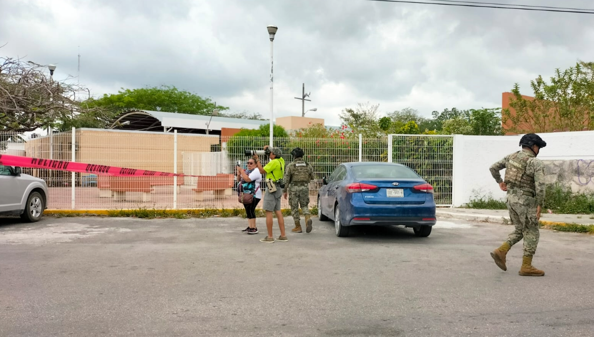 Hombres armados dispararon al aire cerca de una escuela en Cozumel