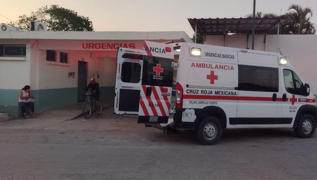 Personal de emergencias acudió al rescate del hombre en Quintana Roo