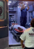 Paramédicos trasladaron al hospital al hombre en Cancún
