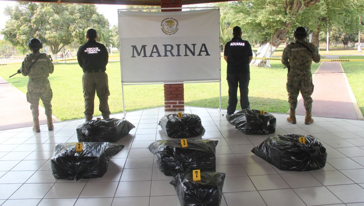 Secretaría de Marina realiza importante decomiso de cocaína en el puerto de Lázaro Cárdenas