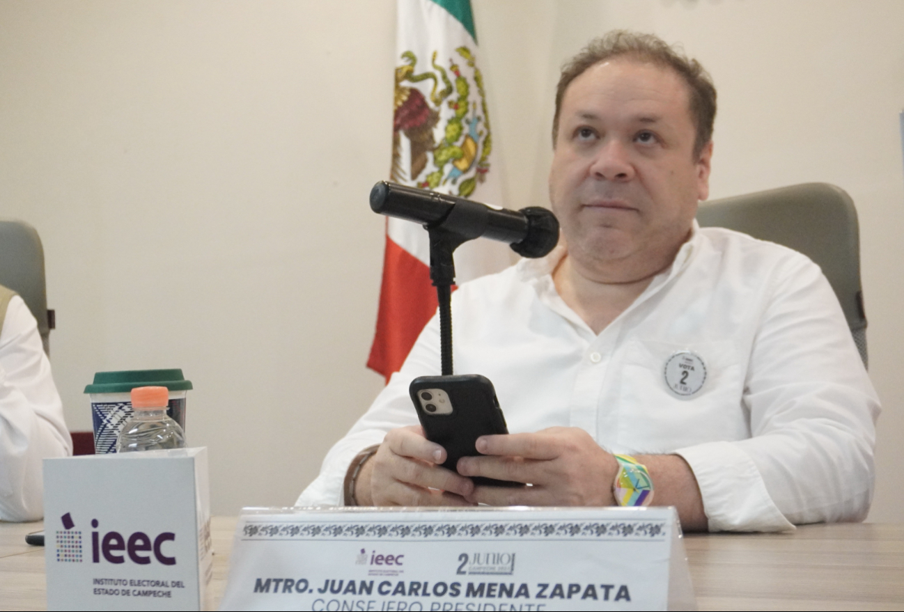 Vocal ejecutivo del Instituto Nacional Electoral (INE-Campeche), Fernando Balmes Pérez.
