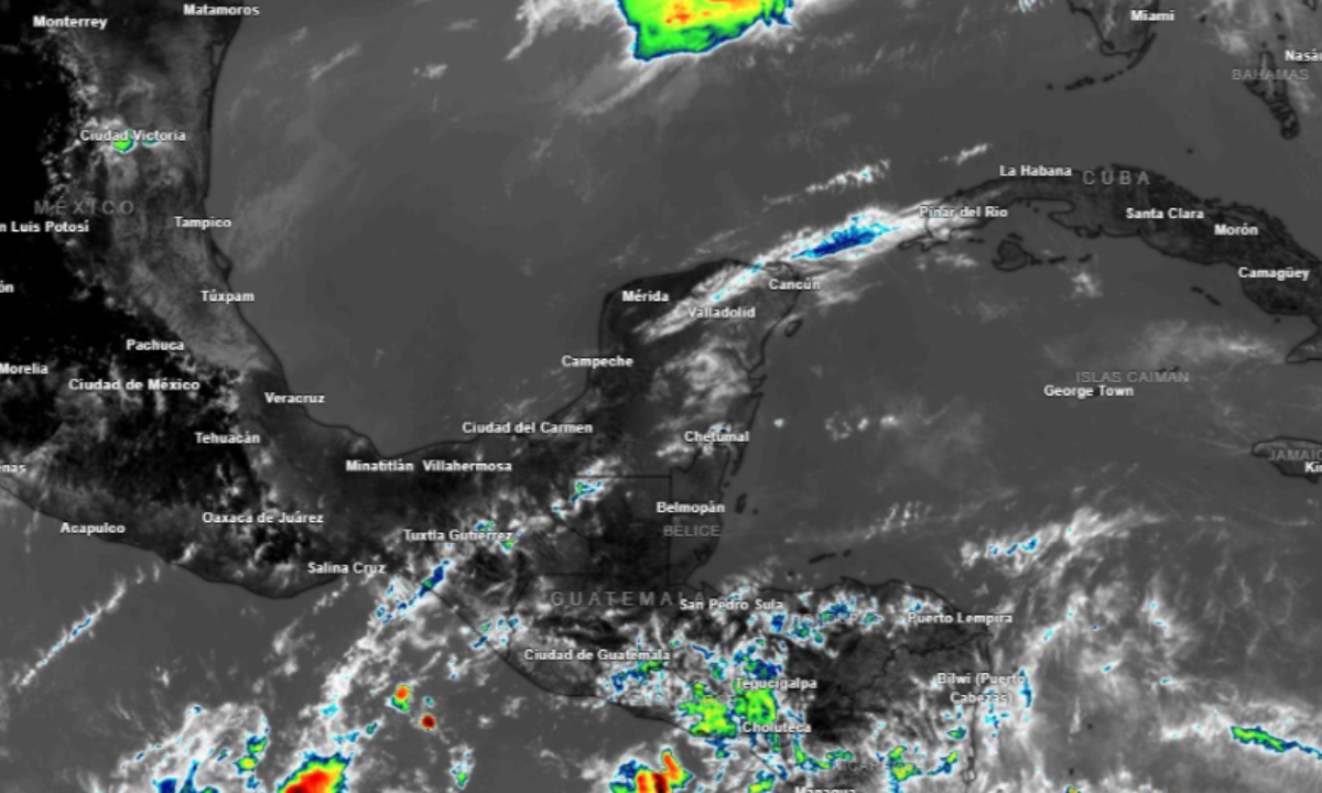 Podrían presentarse tormentas dispersas en algunas zonas de Campeche