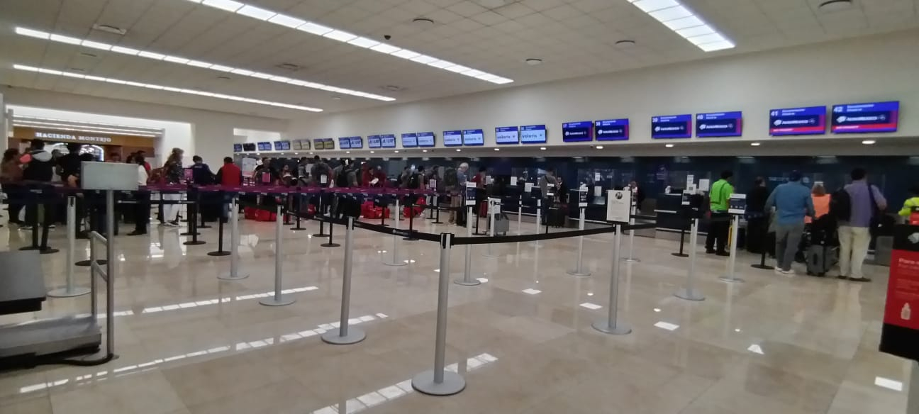 No se registra ningún contratiempo en el aeropuerto de Mérida