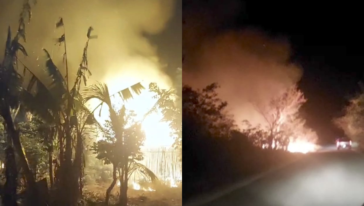 Reportan más incendios en José María Morelos, Quintana Roo
