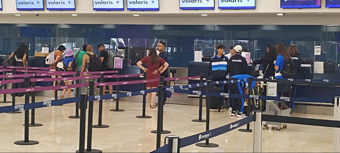 Aeropuerto de Mérida inicia con siete vuelos la jornada dominical     